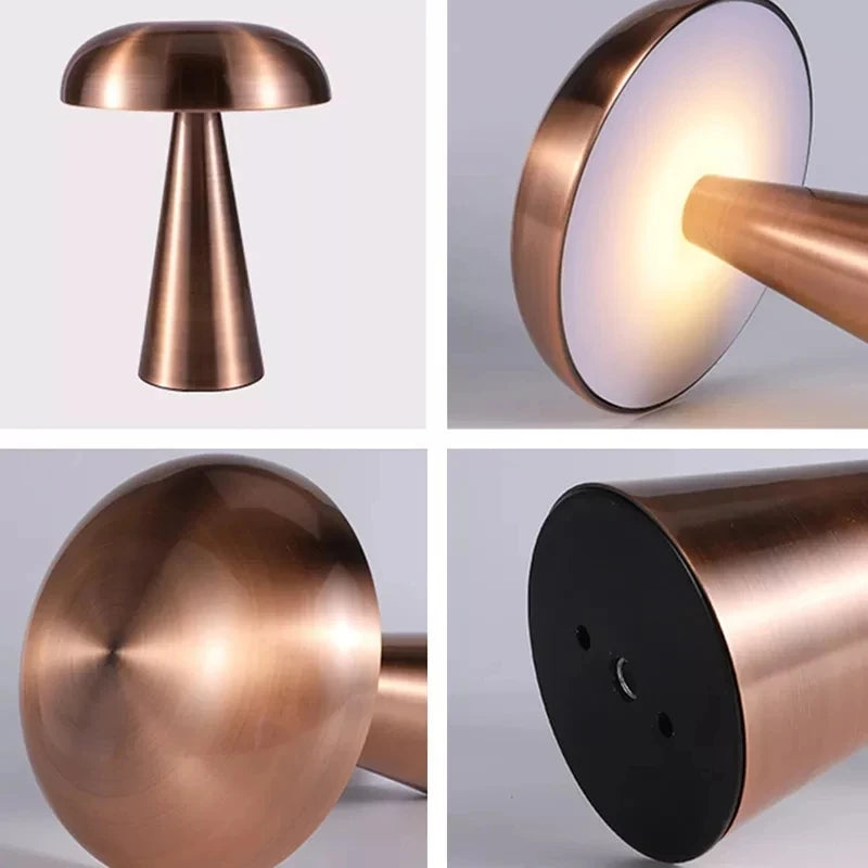 Portable Metallic Table Lamp