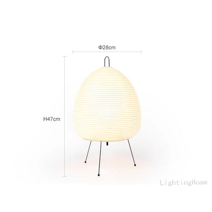 Japanese Rice Paper Table Lamp