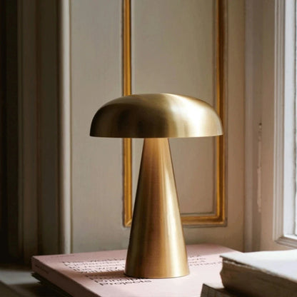 Portable Metallic Table Lamp