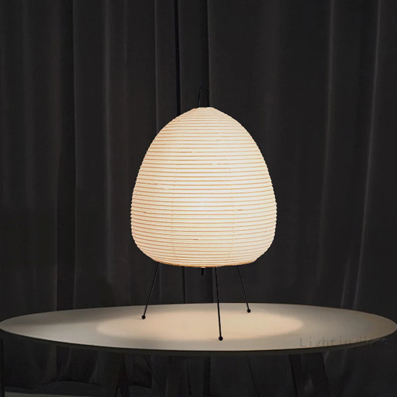 Japanese Rice Paper Table Lamp