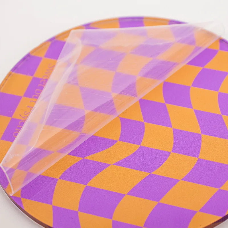 Retro Checkerboard Coasters