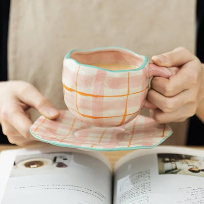 Irregular Hand Painted Mug