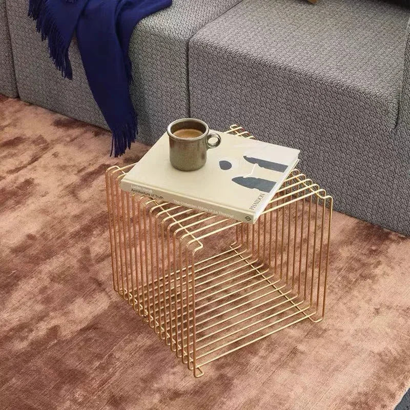 Minimalist Metal Side Table