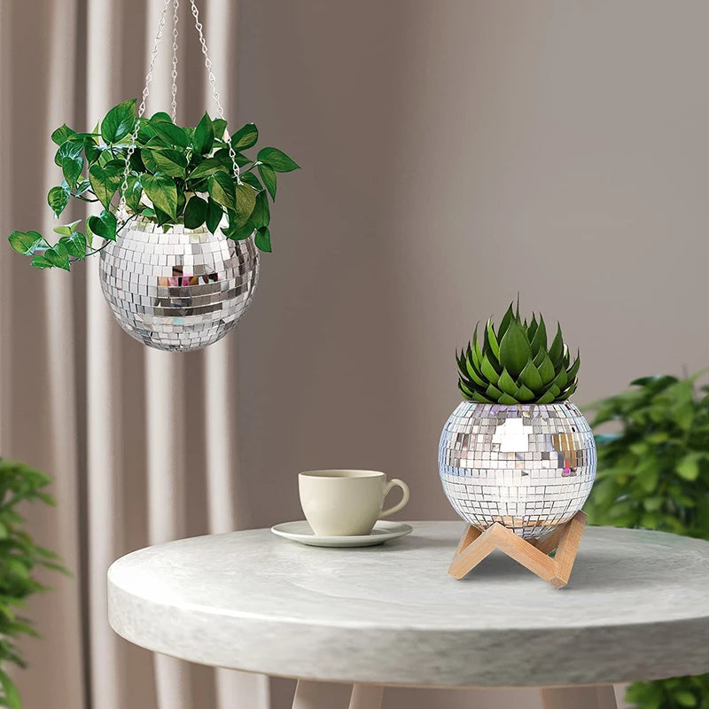 Disco Ball Planter (3 colours and sizes!)