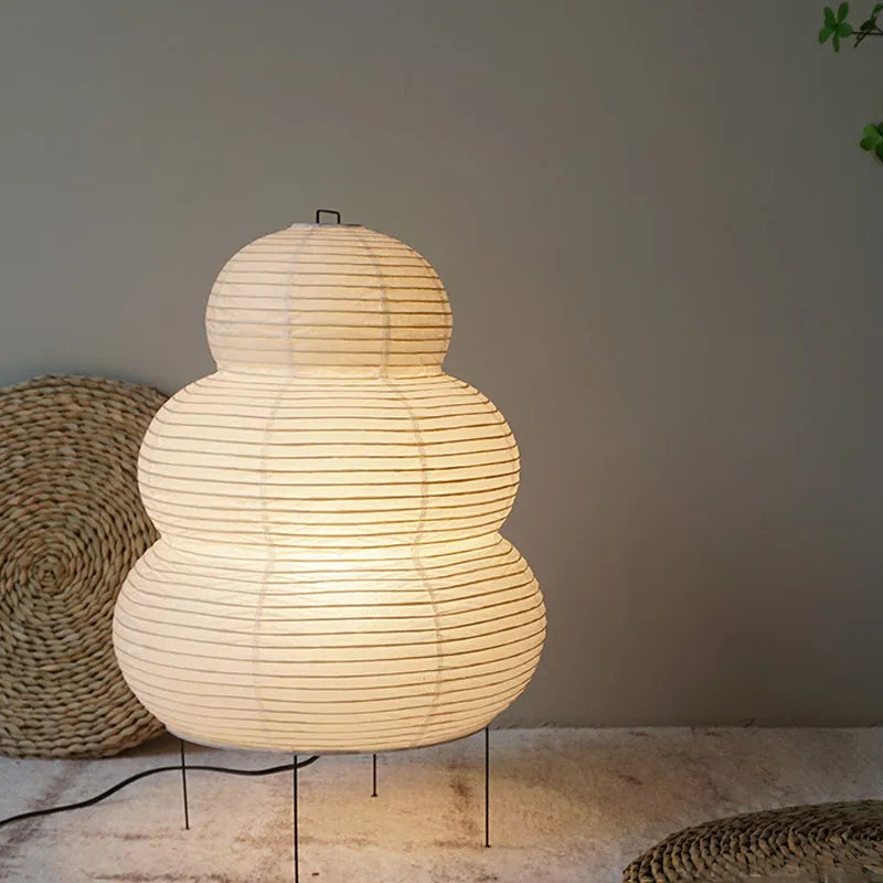 Yuzu Japanese Paper Tri Lamp