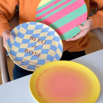 Pastel Dinner Plates