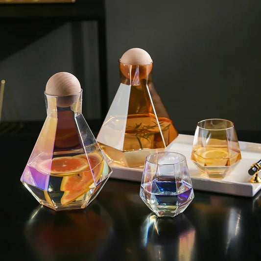 Minimalist Hexagonal Decanter (4 Colors)