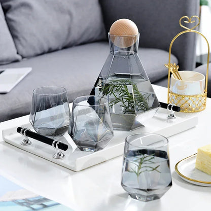 Minimalist Hexagonal Decanter (4 Colors)