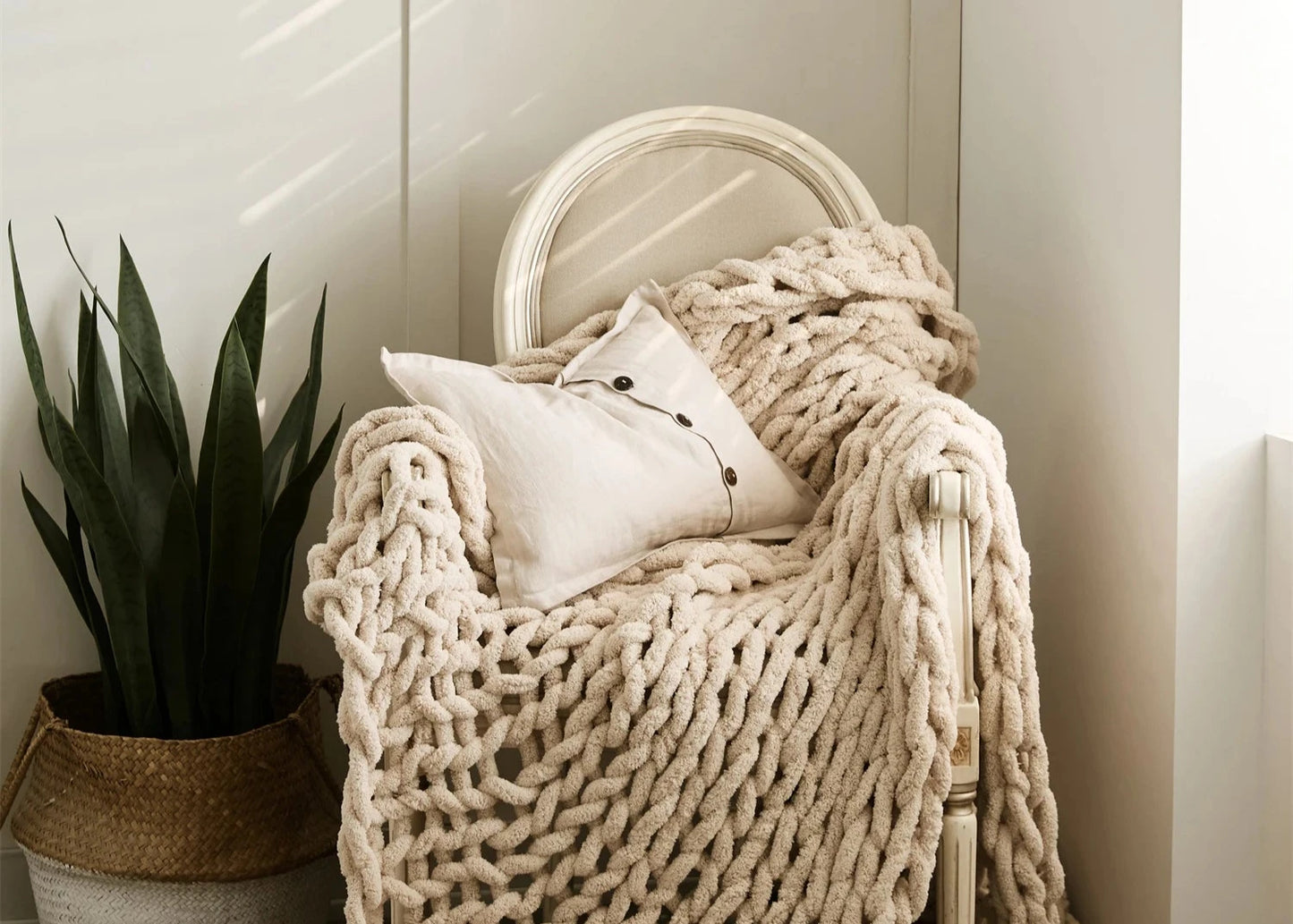 Cozy Chunky Knit Throw